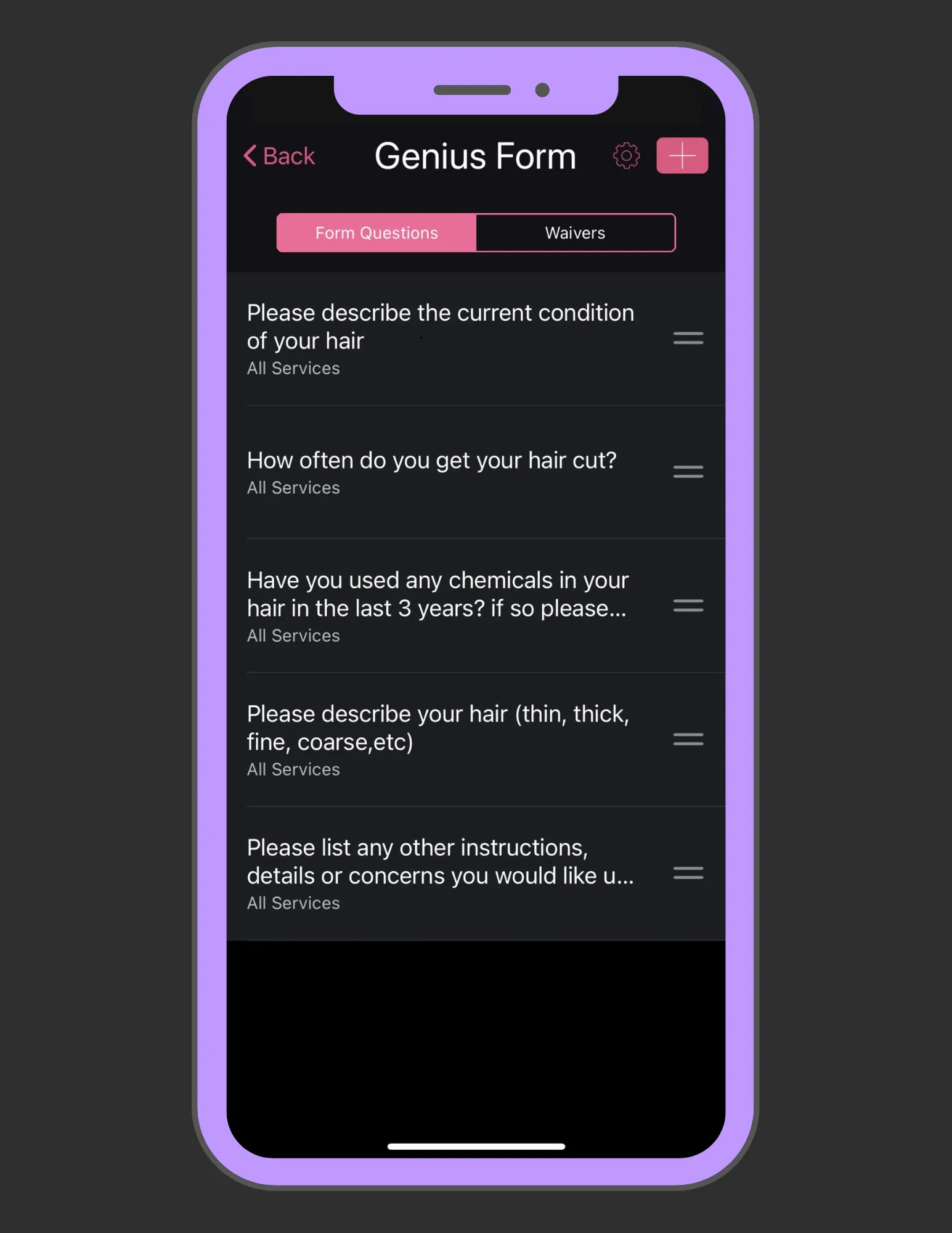 Free Template: Hair Consultation Form
